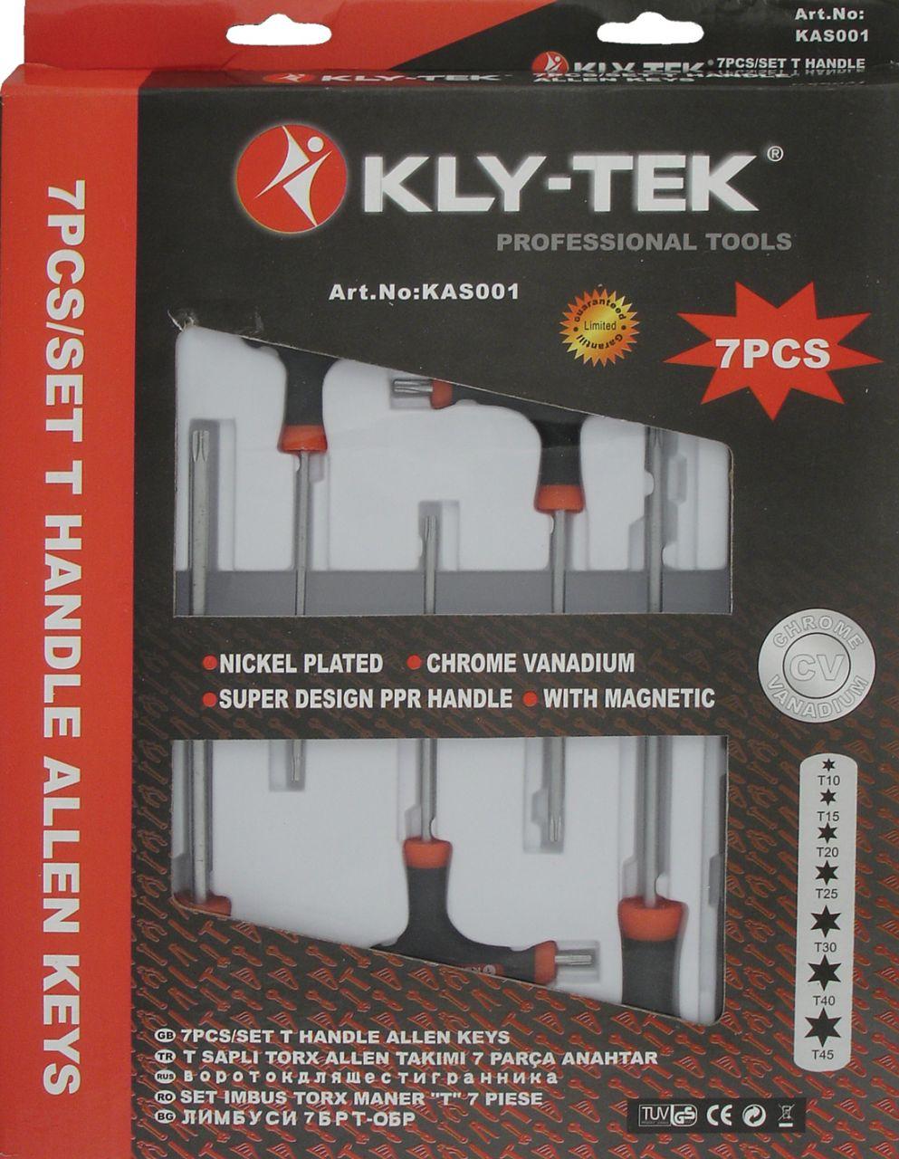 KLY-TEK Allen Anahtar Takımı 7 parça