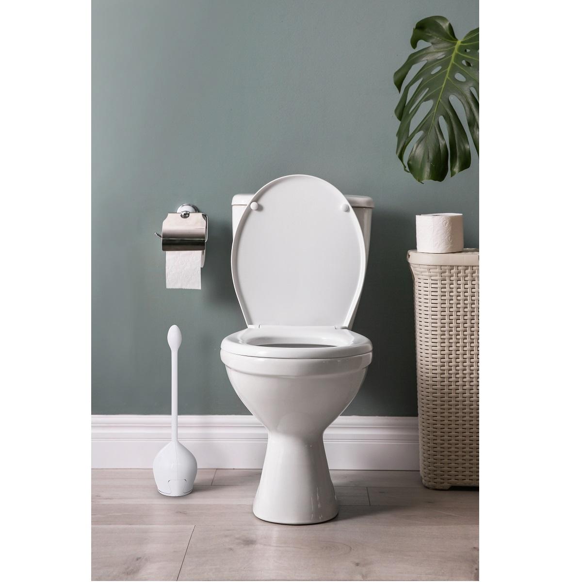 Primanova Lotus Tuvalet Fırçası Beyaz